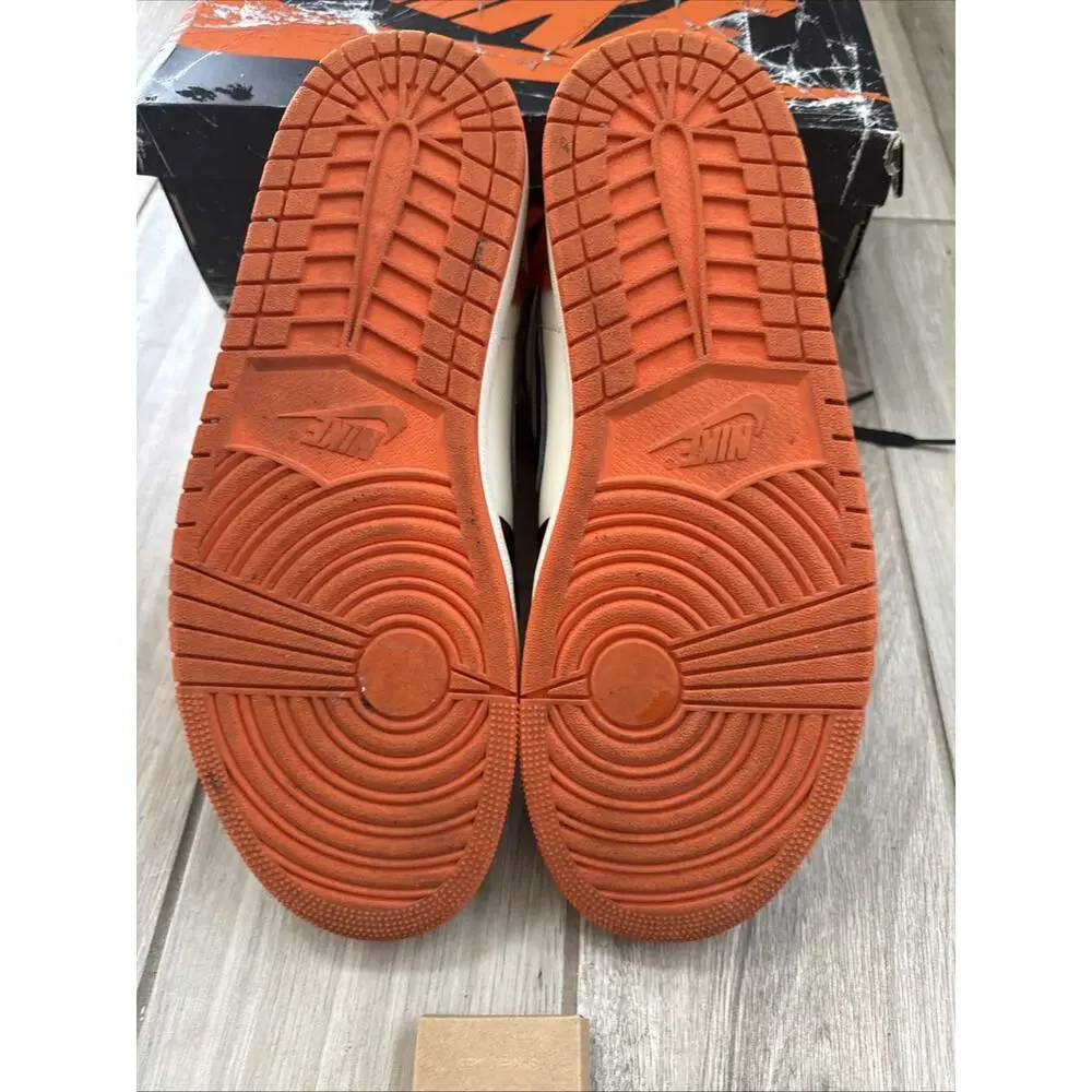 Size 13 - Air Jordan 1 Retro High OG Starfish Orange Black White DZ5485-008 Mens